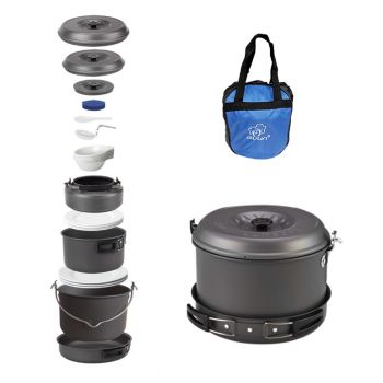 Bulin 27 PCS Camping Cookware Mess Kit